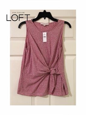 🆕 NWT LOFT Twist Tie Front Tee
